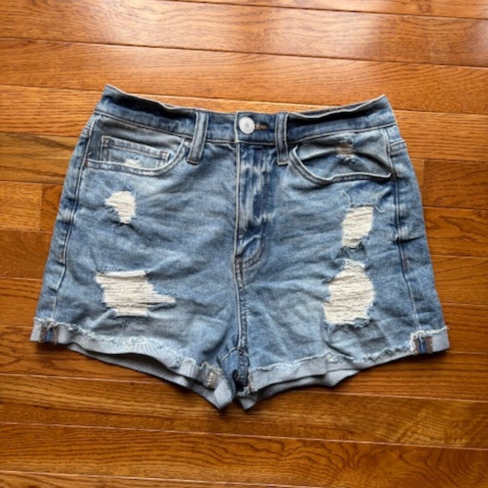 Women's Distressed Jean Shorts Size 5 / 27W